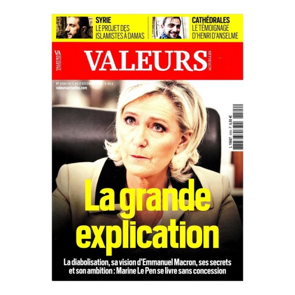 MAGAZINE VALEURS ACTUELLES