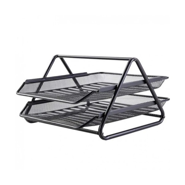 Corbeille à Courrier 2 Étages Métallique