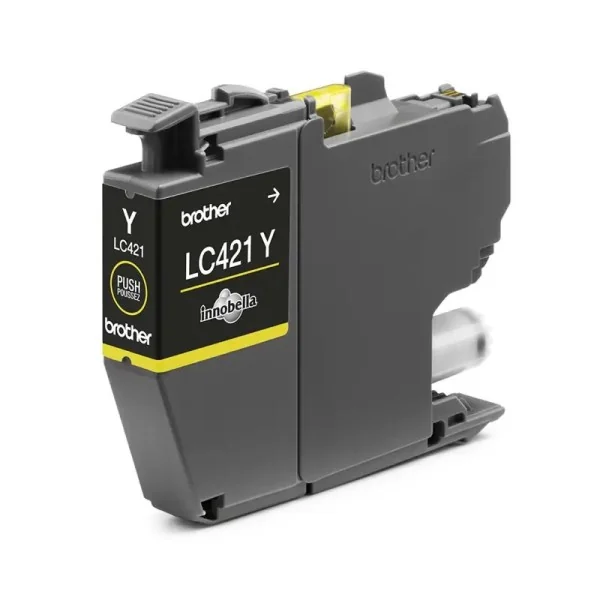 Cartouche Adaptable Brother LC-421Y Jaune