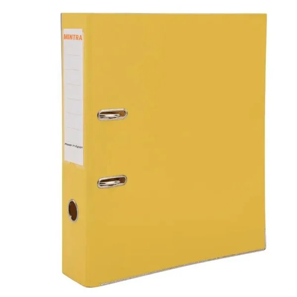 Classeur à Levier Mintra Dos70 Jaune