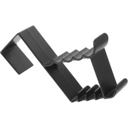 Crochet Portable Noir pour Manteaux