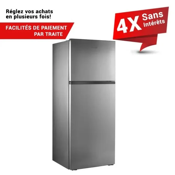 RÉFRIGÉRATEUR BRANDT 400 LITRES NOFROST - BD4410NX - Inox