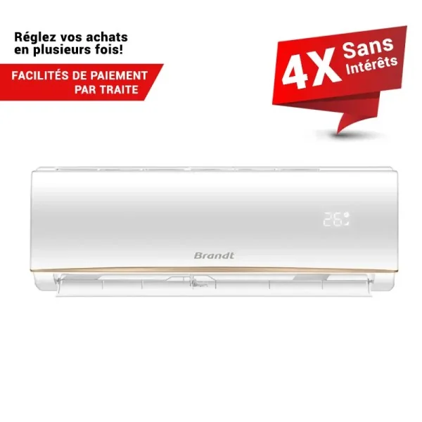 CLIMATISEUR BRANDT INVERTER 12000 BTU CHAUD & FROID