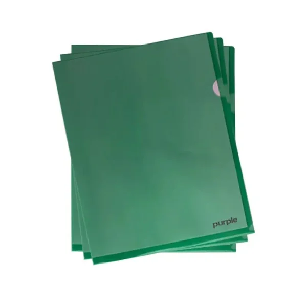 Lot de 10 Chemises à Coin 150Mic Purple Vert