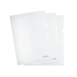 Lot De 10 Chemises à Coin 150Mic Purple Transparent