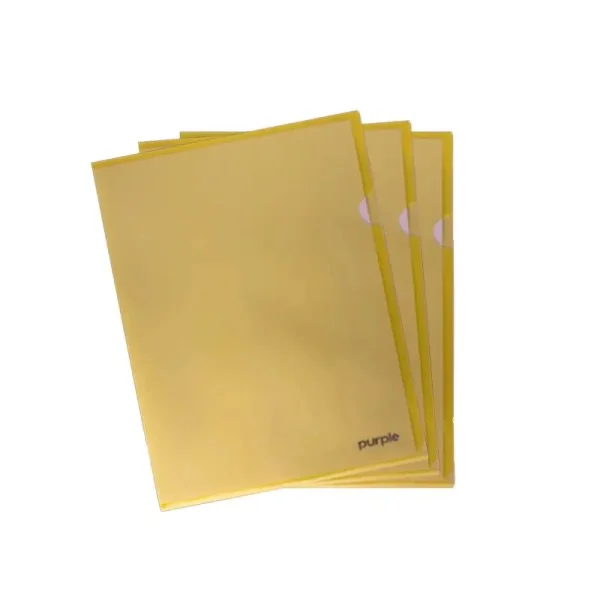 Lot De 10 Chemises à Coin 150Mic Purple Jaune