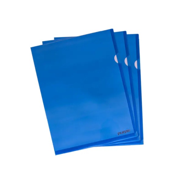 Lot De 10 Chemises à Coin 150Mic Purple Bleu 