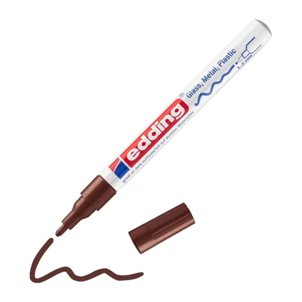 Marqueur Paint Edding 751 Marron
