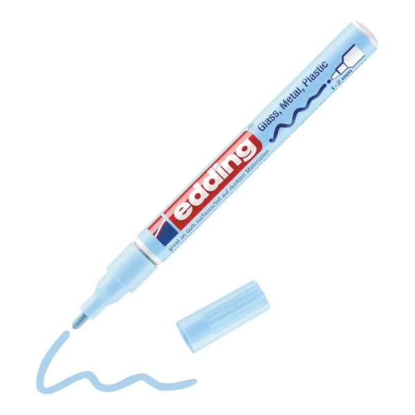 Marqueur Paint Edding 751 Bleu Pastel