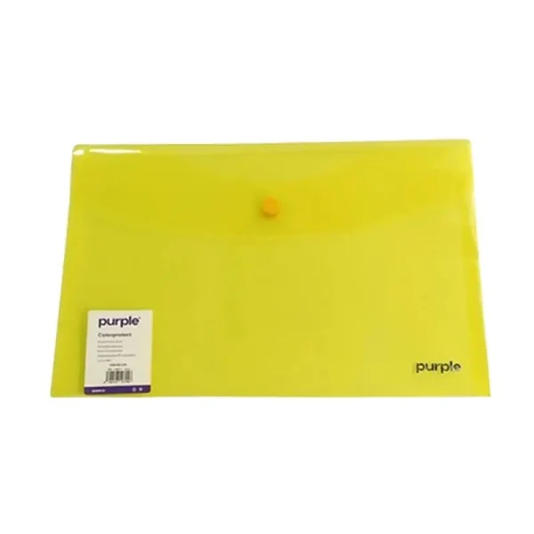 POCHETTE A BOUTON COLORPROTECT A4 - JAUNE