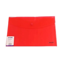 POCHETTE A BOUTON COLORPROTECT A4 Rouge