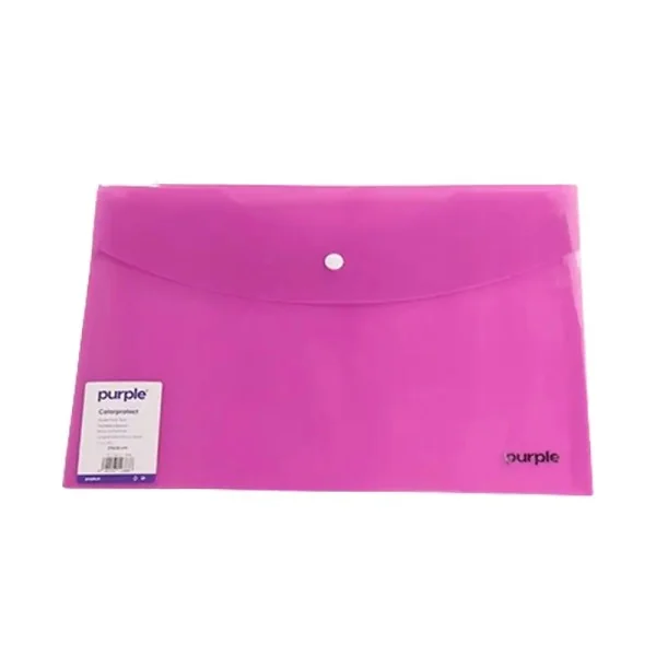 POCHETTE A BOUTON COLORPROTECT A4 Violet