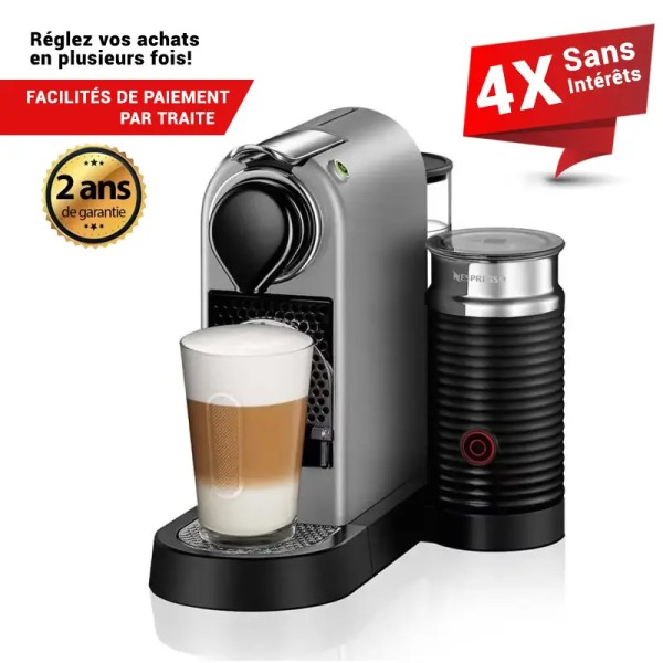 MACHINE A CAFE NESPRESSO CITIZ&MILK MCH SILVER C123 N1 XE Original ®