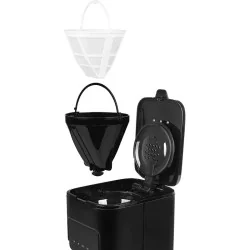 Cafetière Inox Noir Programmable 10 À 15 Tasses Princess