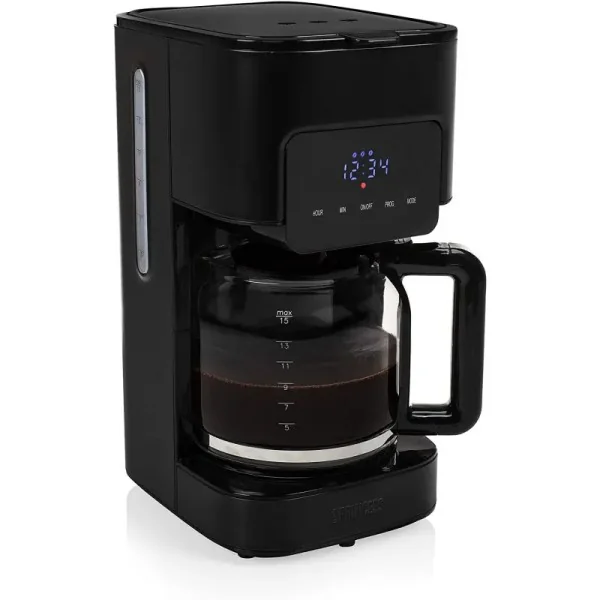 Cafetière Inox Noir Programmable 10 À 15 Tasses Princess