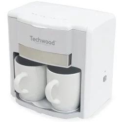 Cafetière 2 Tasses Duo Blanc Techwood