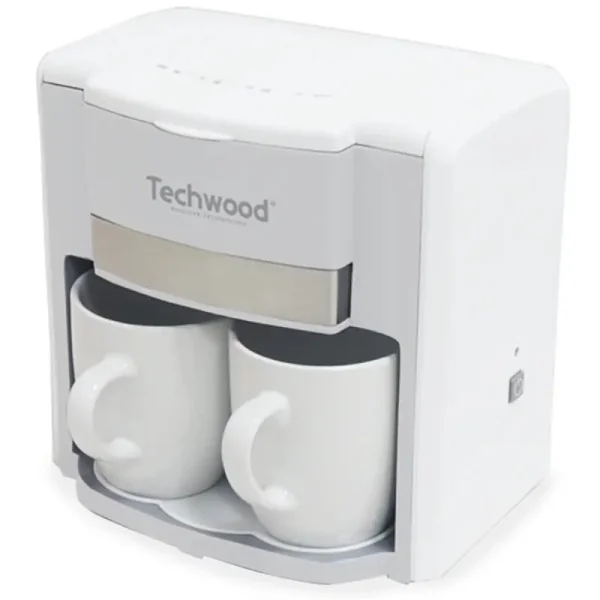 Cafetière 2 Tasses Duo Blanc Techwood