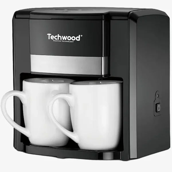 Cafetière 2 Tasses Duo Noir Techwood