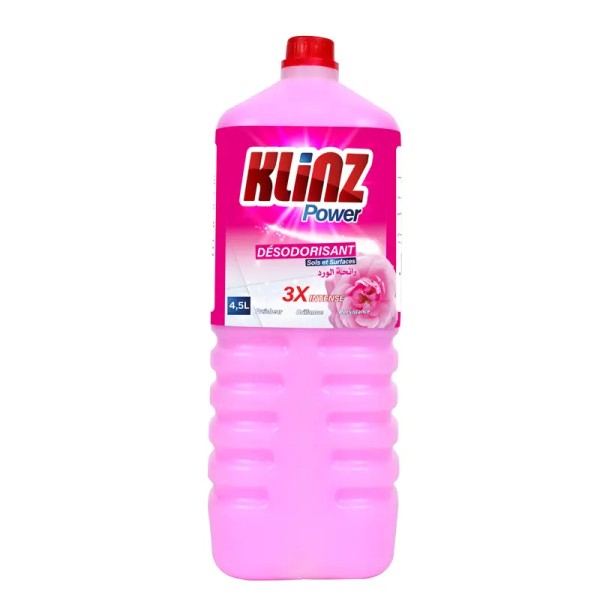 Désodorisant Klinz Power 4.5L Rose