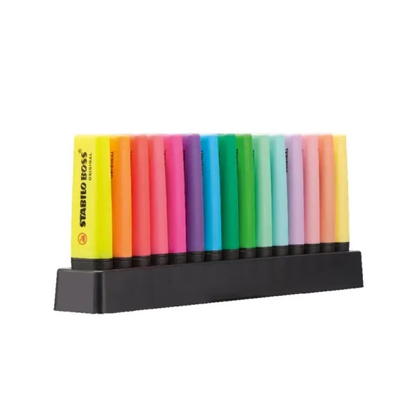 Parade De 15 Surligneurs Stabilo Boss Original