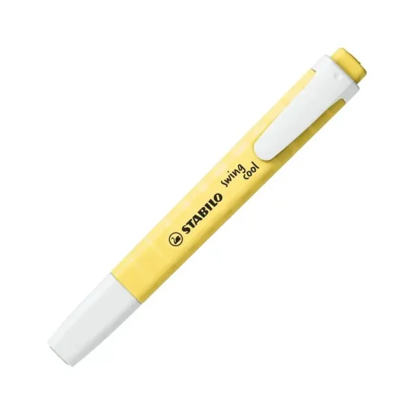 Surligneur Swing Cool Stabilo Jaune Pastel