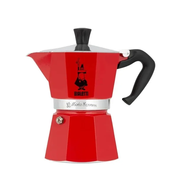Cafetière Moka Express 6TS Rossa Bialetti