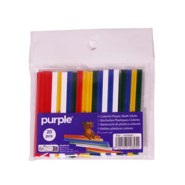Pochette de 20 Buchettes Plastiques PURPLE 