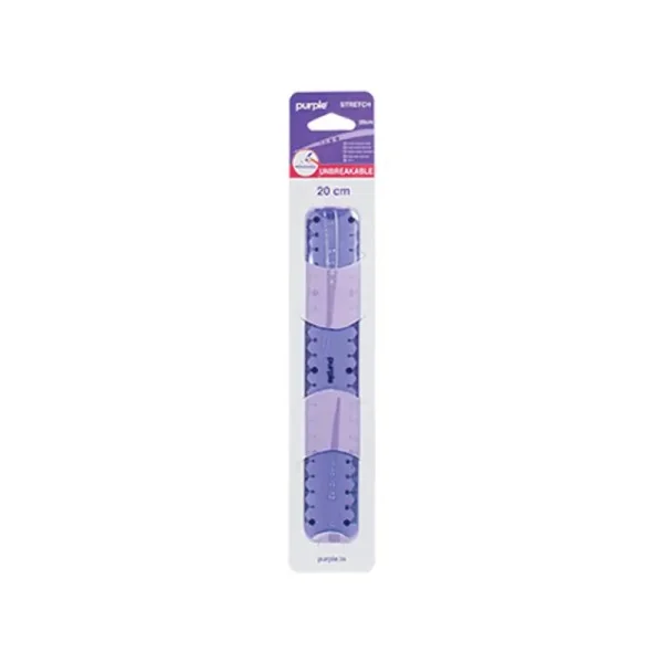 Règle Double Décimètre STRETCH Purple