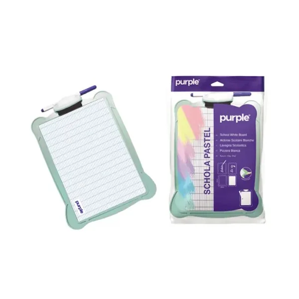 Kit Ardoise Schola Pastel + Marqueur + Effaçette