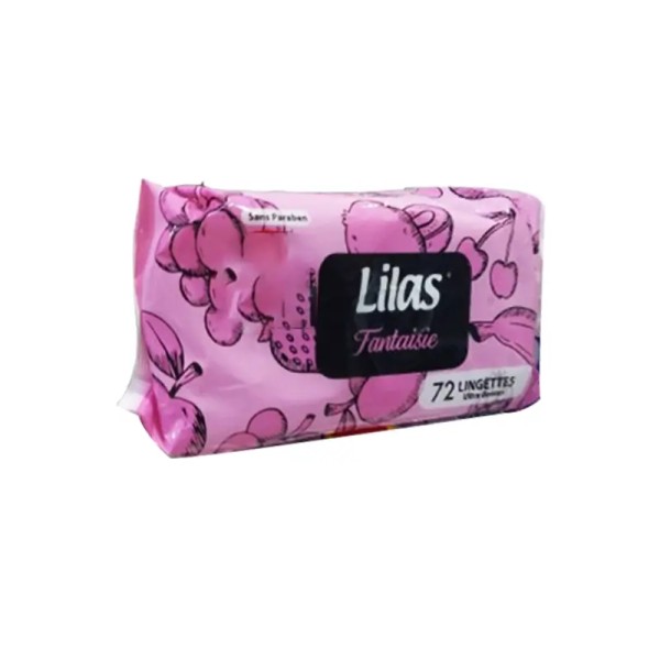 PAQUET LINGETTE LILAS FANTASIE 72 PIECES