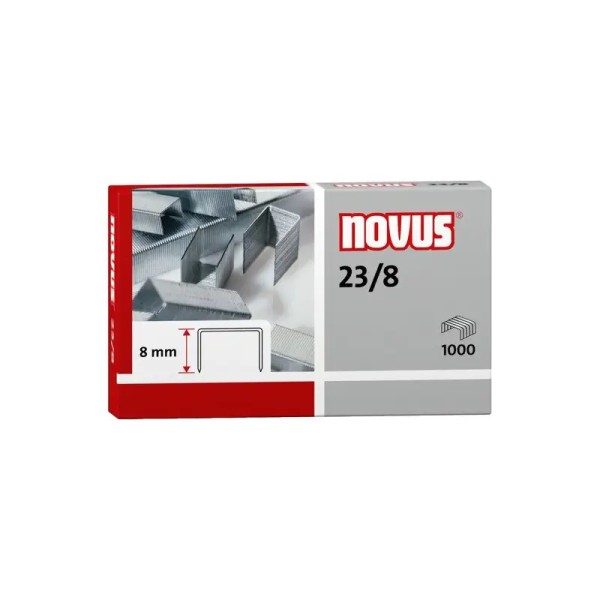 Agrafes 23/8 Novus PQT/1000
