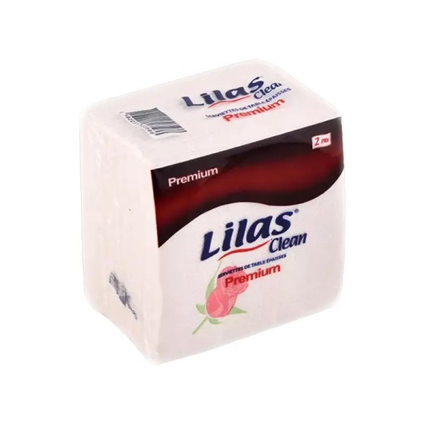 Serviette Clean Premium 23x23 Lilas