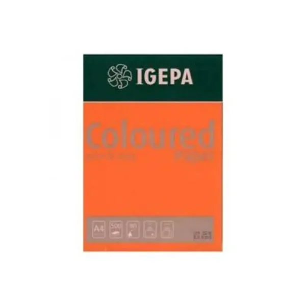 Papier A4 80GR IGEPA Orangé Foncé