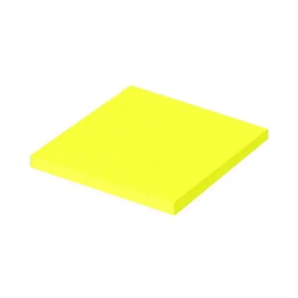 BLOC NOTES 75X75 JAUNE