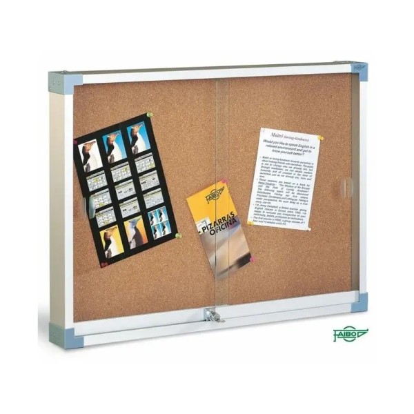 Vitrine D'affichage 90x150 Portes coulissantes 614-4 Faibo