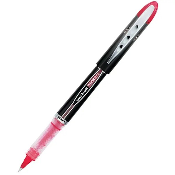 Stylo Roller Vision Elite 0.5Mm Uniball Rouge