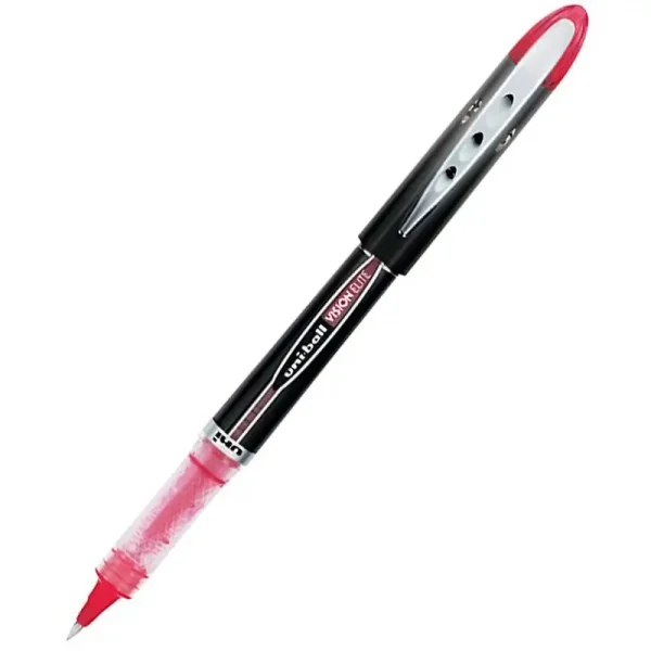 Stylo Roller Vision Elite 0.5Mm Uniball Rouge