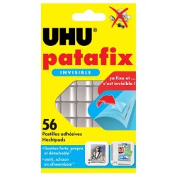 Pastilles adhésifs Patafix 56GR UHU Transparent