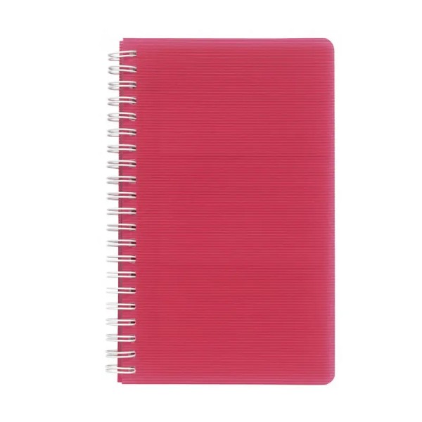 Porte Carte Visite Spirale Rouge 96 Cartes Exacompta