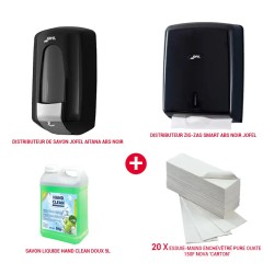 Pack Hygiène Mains Jofel – Savon, Distributeurs & Essuie-mains