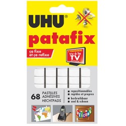 Pastilles adhésifs Patafix 80GR UHU Blanche