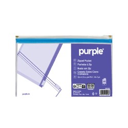 Pochette à Zip A6 Purple
