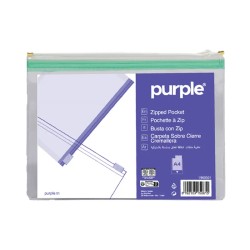 Pochettes à Zip A4 Purple