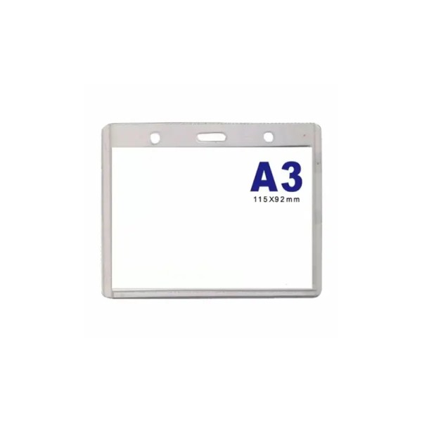 Porte Badge Souple A3 11.5x9.2 Purple