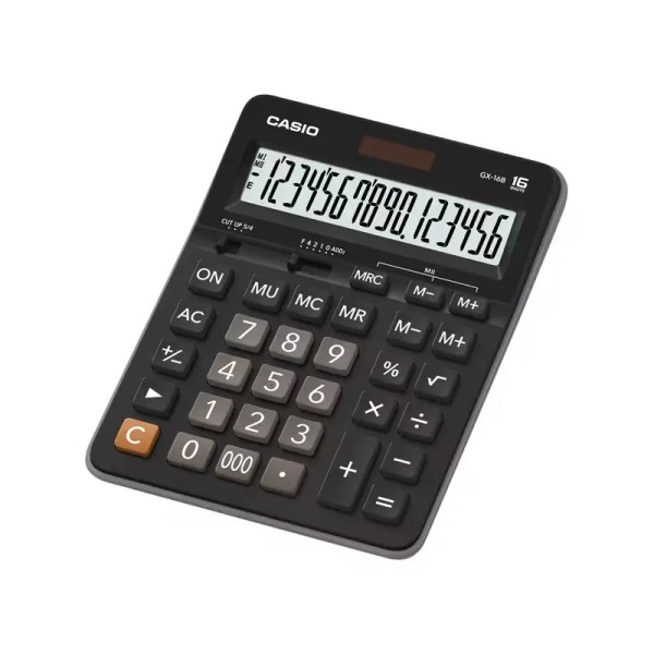 Calculatrice De Bureau 16 Chiffres Casio GX-16B Noir