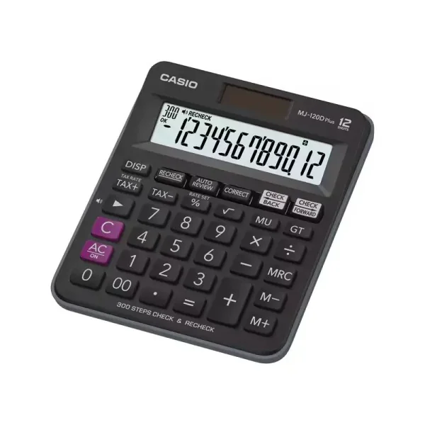 Calculatrice De Bureau Casio MJ-120D 12 Chiffres Noir