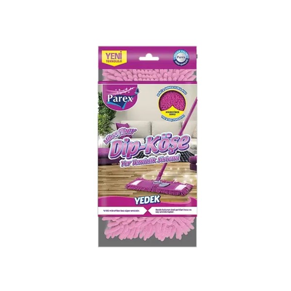 Recharge de vadrouille microfibre pour les coins Parex