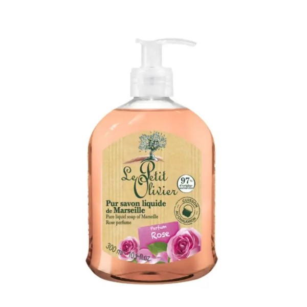 Pur Savon Liquide de Marseille Parfum Rose - 300ml