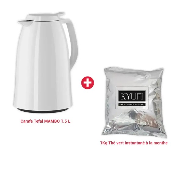 Pack Carafe Tefal Mambo 1,5 L+ 1 kg de Thé Kyu