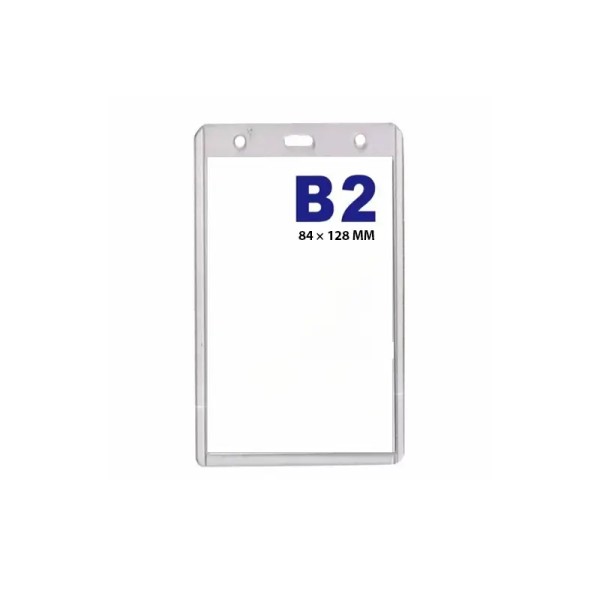 Porte Badge B2 PVC 84X128MM